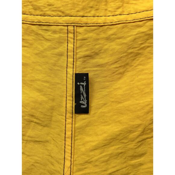 Uzzi‎ Shorts Bright Yellow Nylon Womens size 5/6 Junior Beach Volleyball - Picture 8 of 8